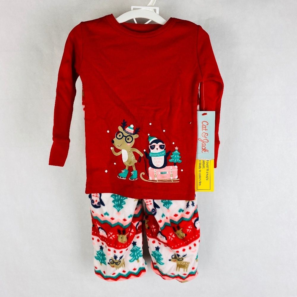 Cat & Jack 2-pc Holiday Pajamas Sleepwear